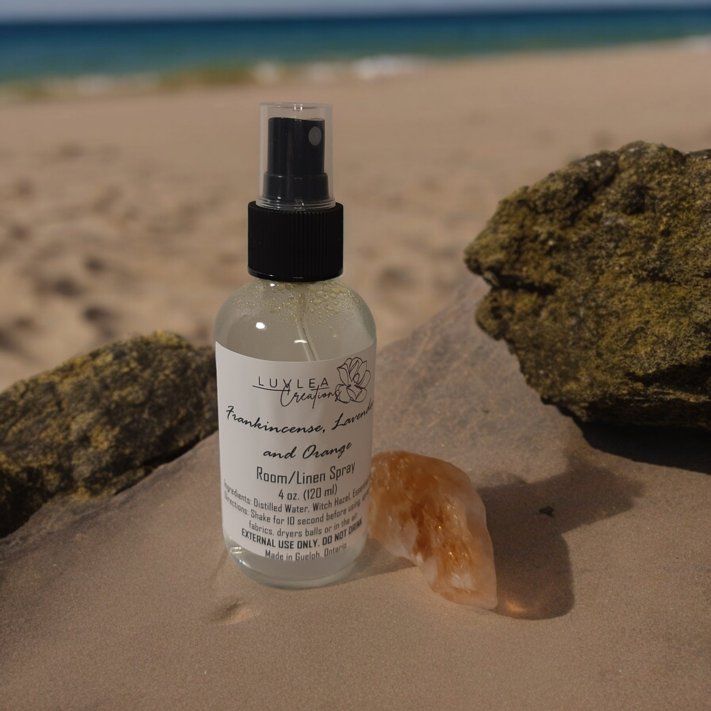 Linen Spray - Frankincense, Lavender and Orange Essential Oil Blend