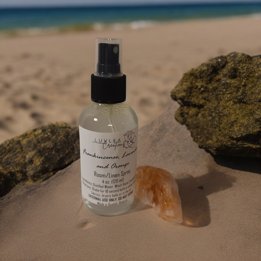 Linen Spray - Frankincense, Lavender and Orange Essential Oil Blend